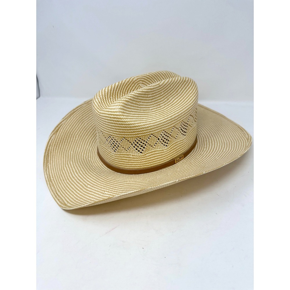 Resistol George Strait Straw Cattleman Cowboy Hat 7-1/8